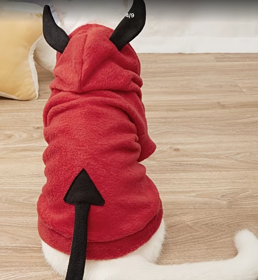 Red Devil dog coat 3 sizes