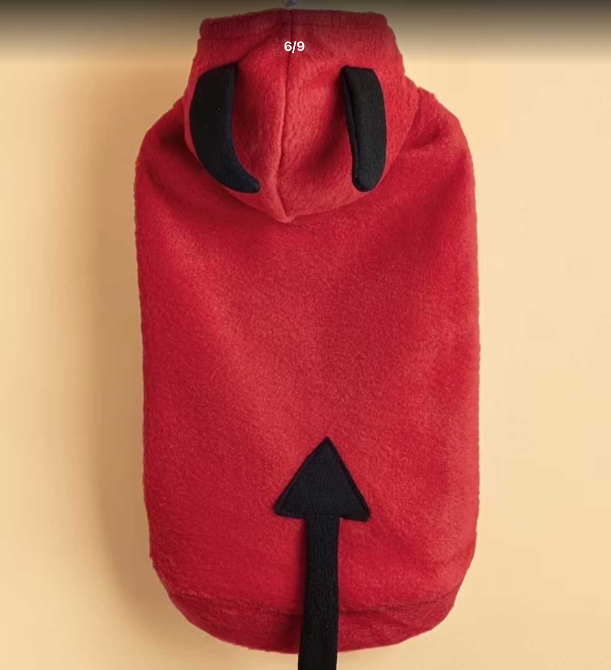 Red Devil dog coat 3 sizes
