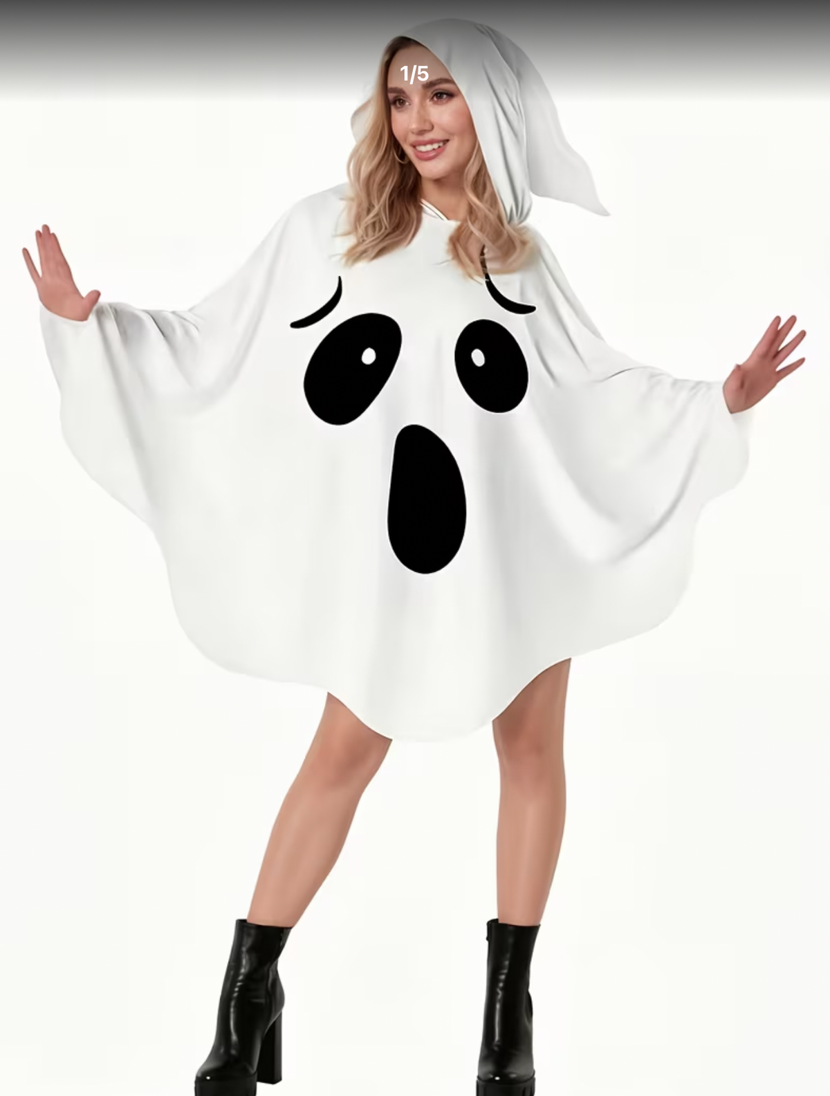 Halloween ghost costume white ghost suit