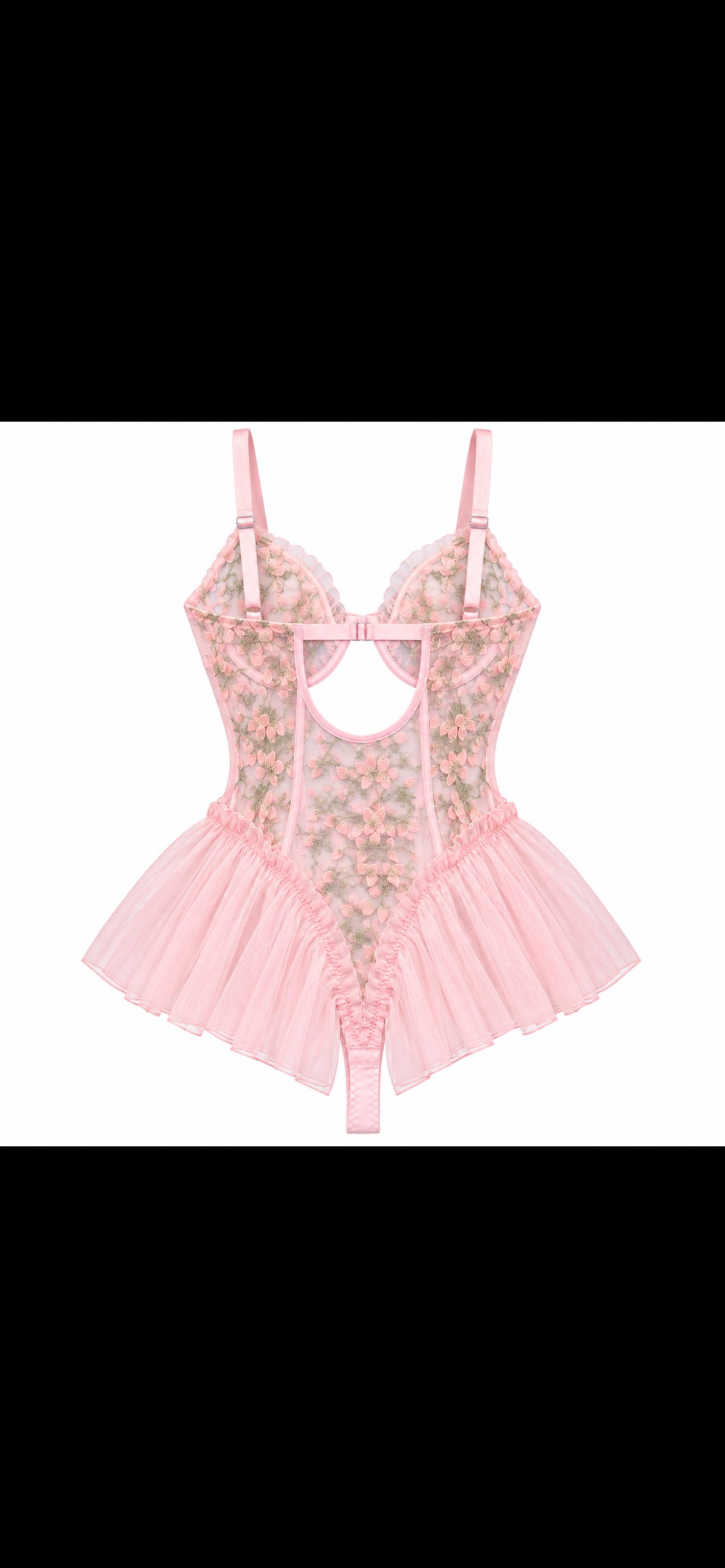 Beautiful pink transgender interest teddy size 3XL