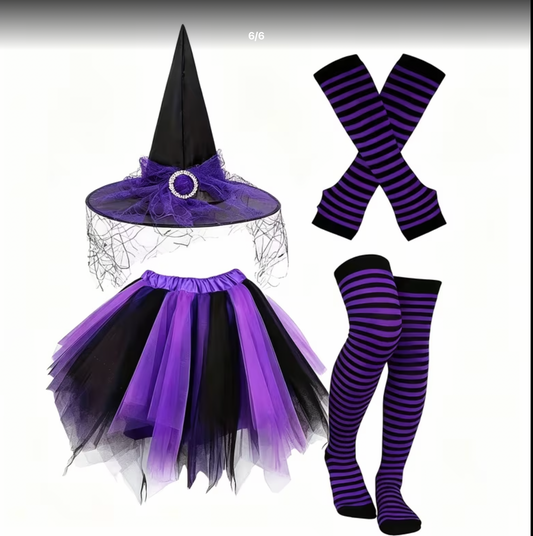 4 piece adult Halloween set size 10-14